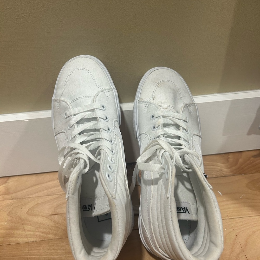 Vans White high Top Sneakers